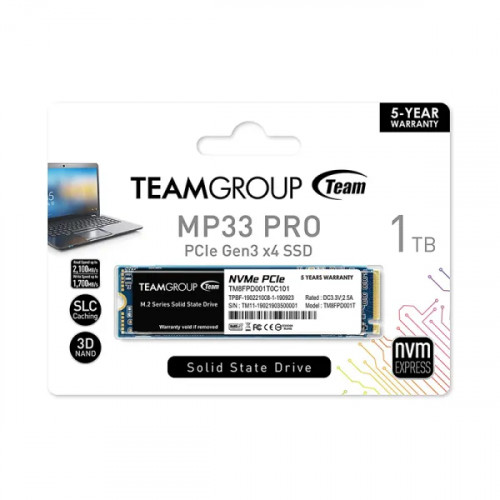 Teamgroup 1TB MP33 PRO PCIe M.2 PCIe 3.0 x4 NVME