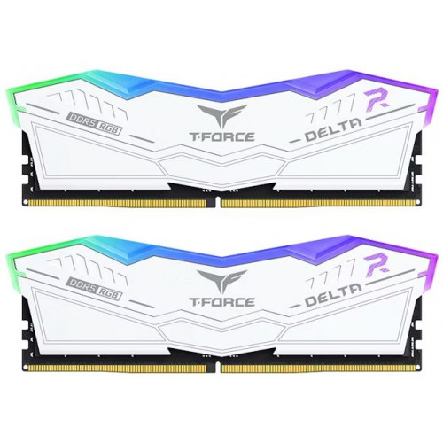 Team Group Kit Delta rgb 48Gb (2x24Gb) 6400MHz Cl32 DDR5 Blancas